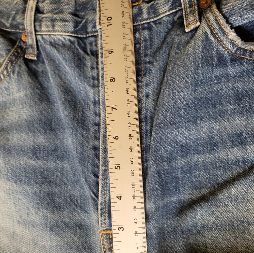 Re/Done Blue Boyfriend Jeans - Picture 8 of 11